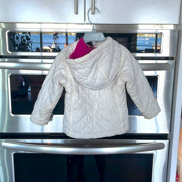 Reversible Columbia light hooded puffer fleece - Picture 3 of 7